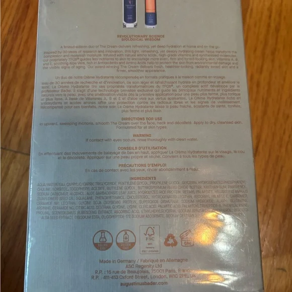 Augustinus Bader The Daily Essential Duo The Cream - NWOT (never opened!!) - Picture 2 of 4